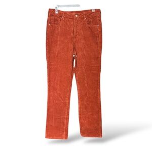 Pacing‎ Women’s Corduroy burnt orange rust size 27 mom jean (A107)